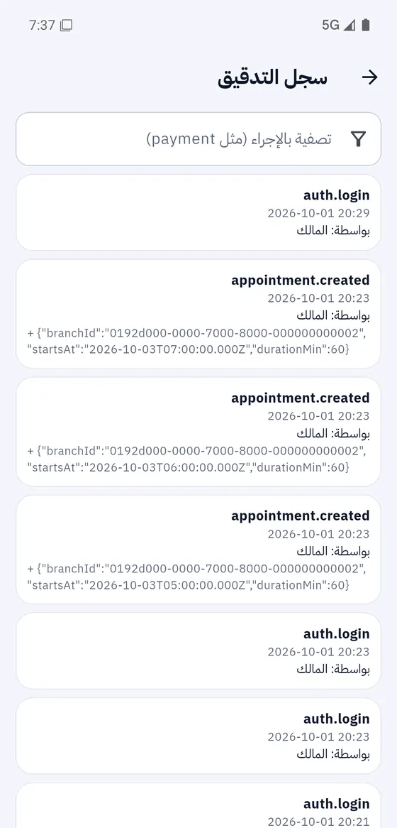 سجل التدقيق